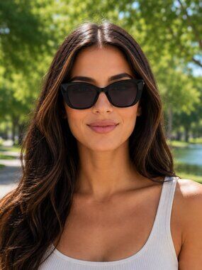 Lauren Conrad Women's Oversized Cat-Eye Sunglasses